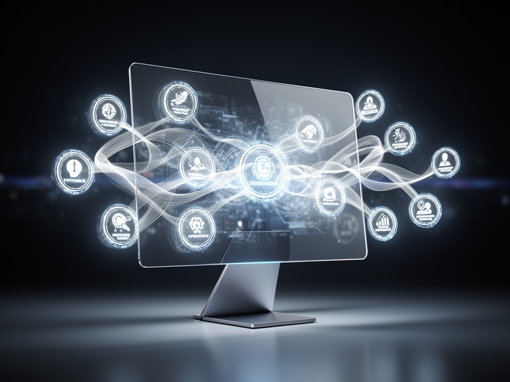 enterprise resource planning software illustration