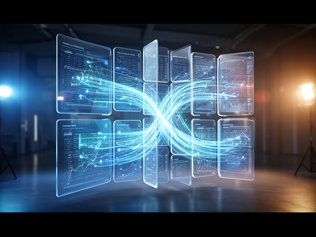 enterprise resource planning erp illustration