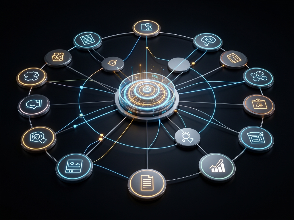 enterprise resource planning solutions illustration