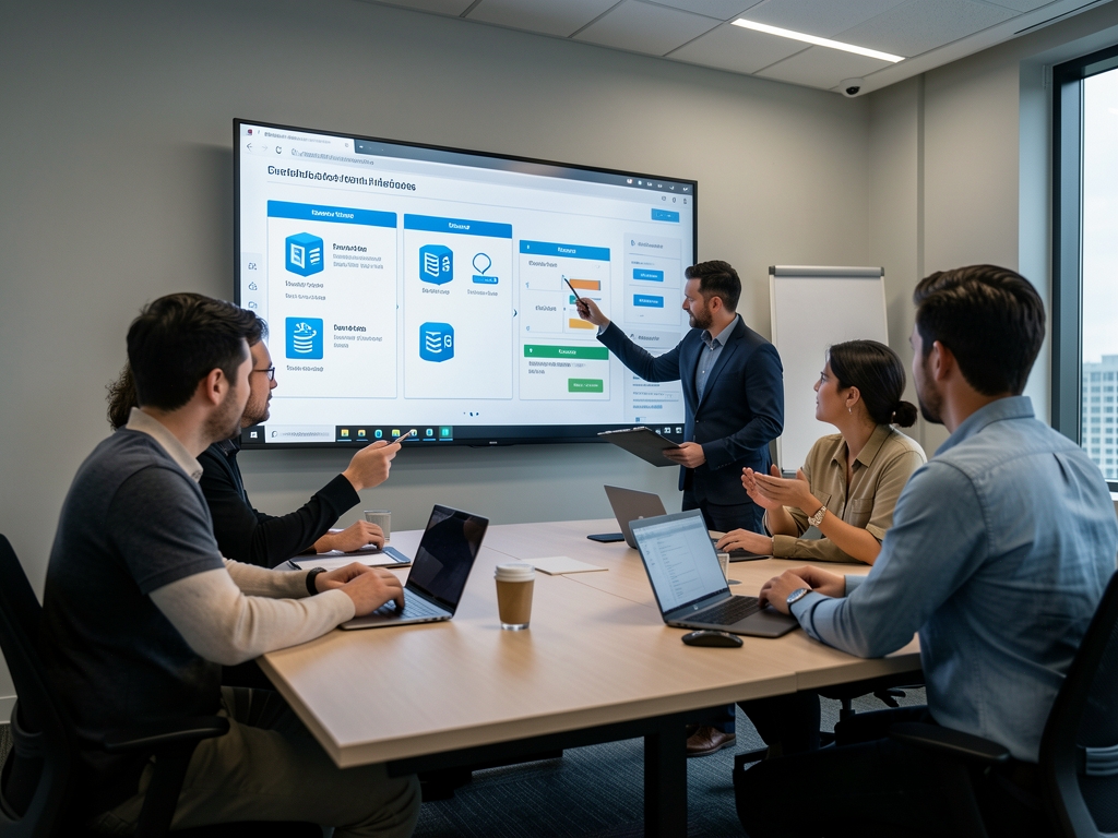 enterprise resource planning training illustration