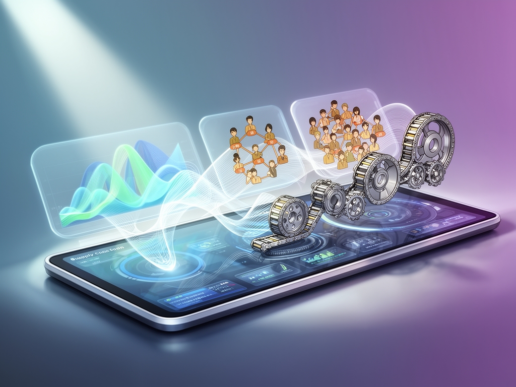 enterprise resource planning management illustration
