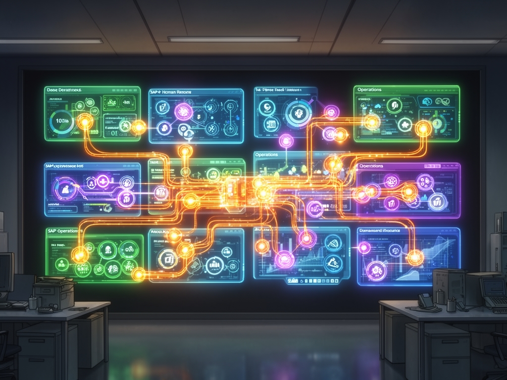 enterprise resource planning sap illustration