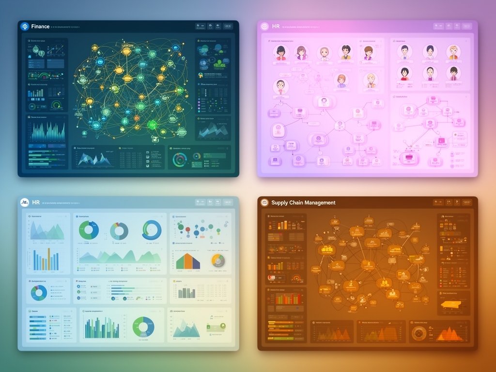enterprise resources planning illustration