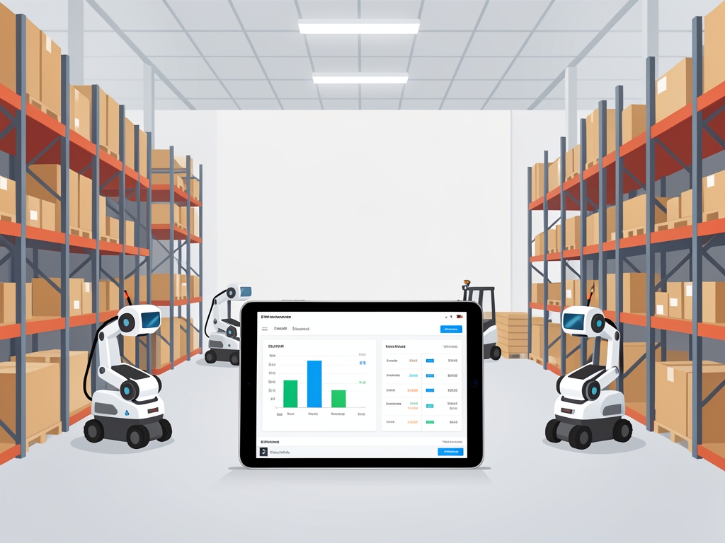enterprise resource planning erp software illustration