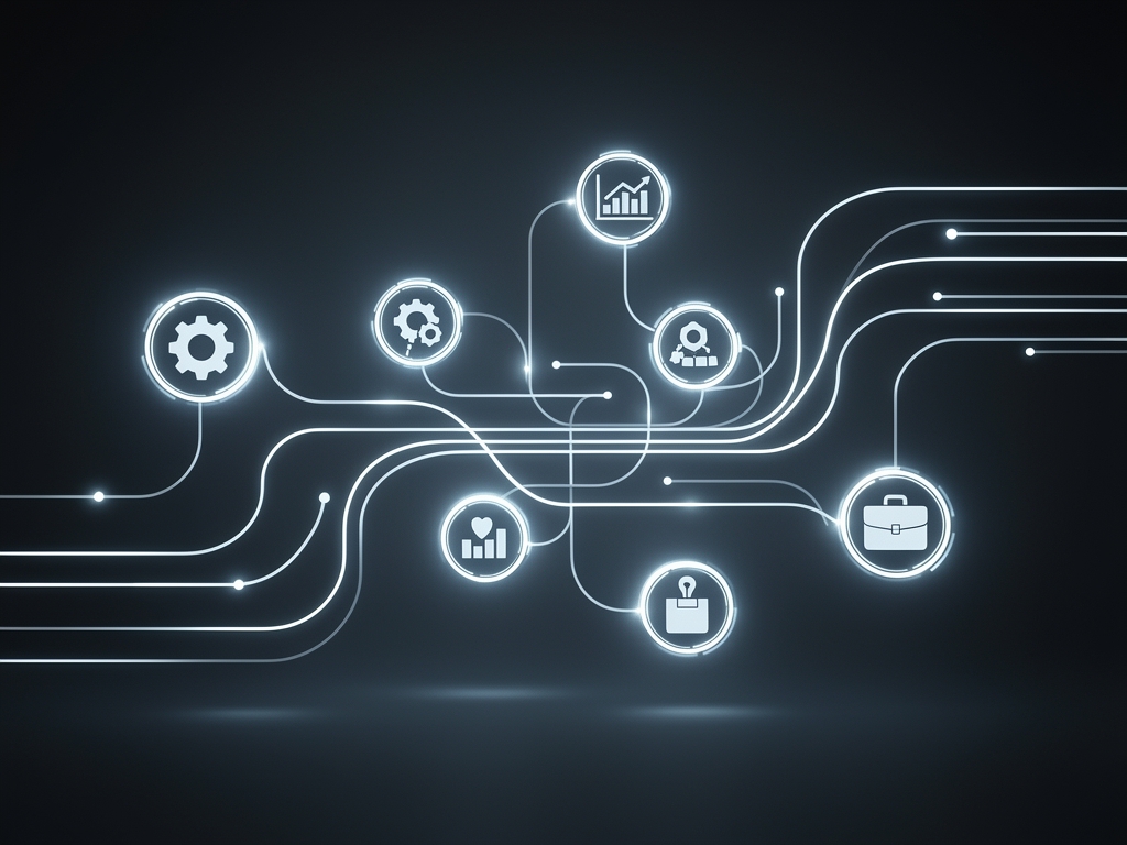 enterprise resource planning erp system illustration