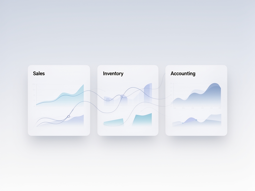 enterprise resource planning erp system definition illustration
