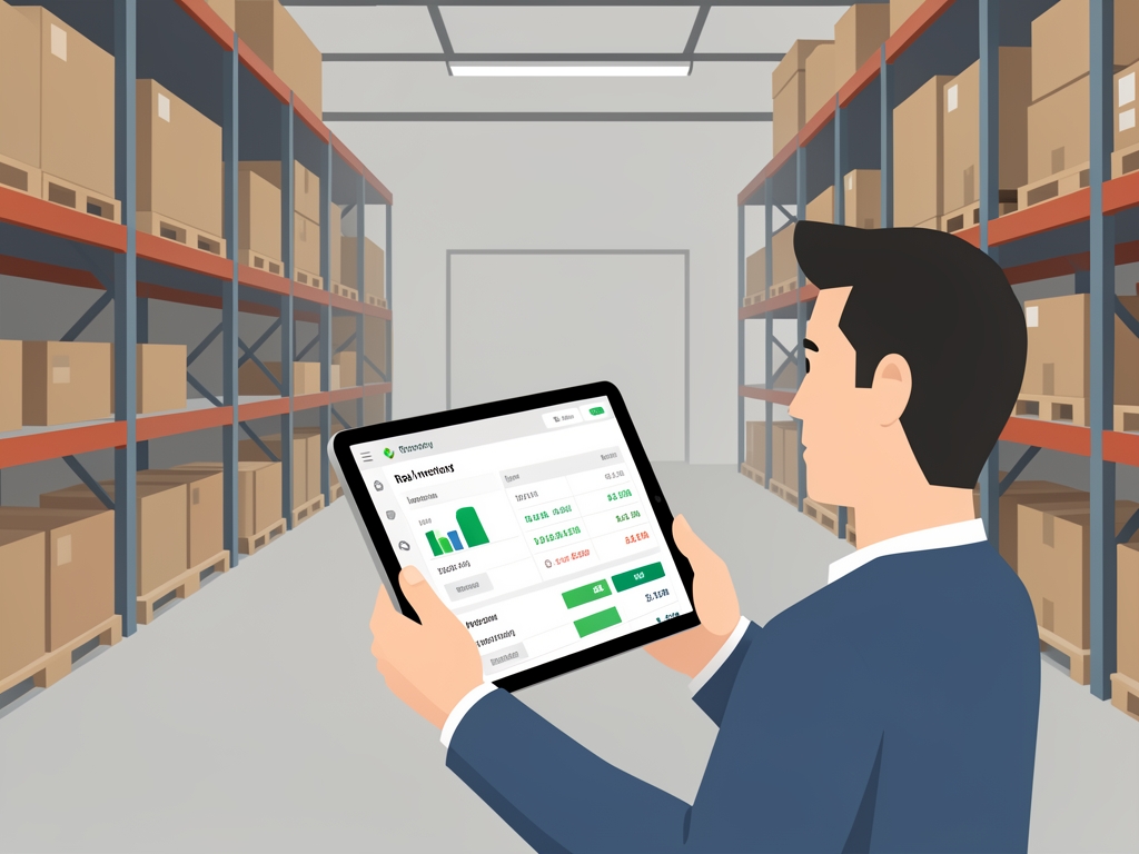 enterprise resource planning application illustration