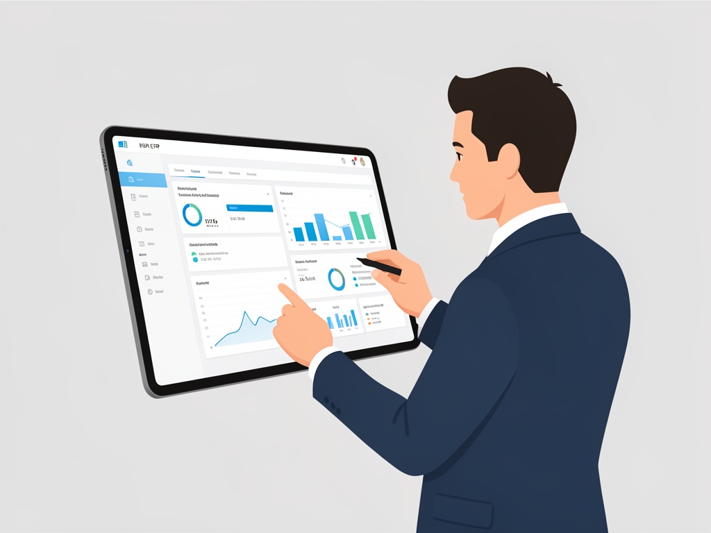 enterprise resource planning services illustration