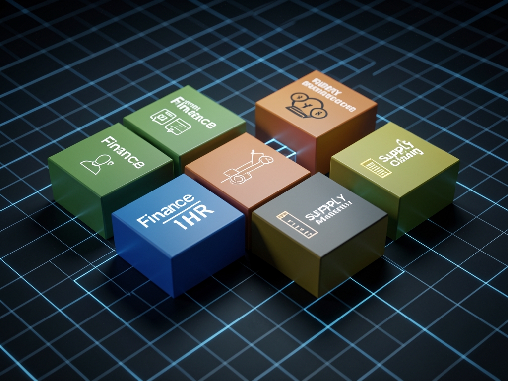 enterprise resource planning erp systems illustration