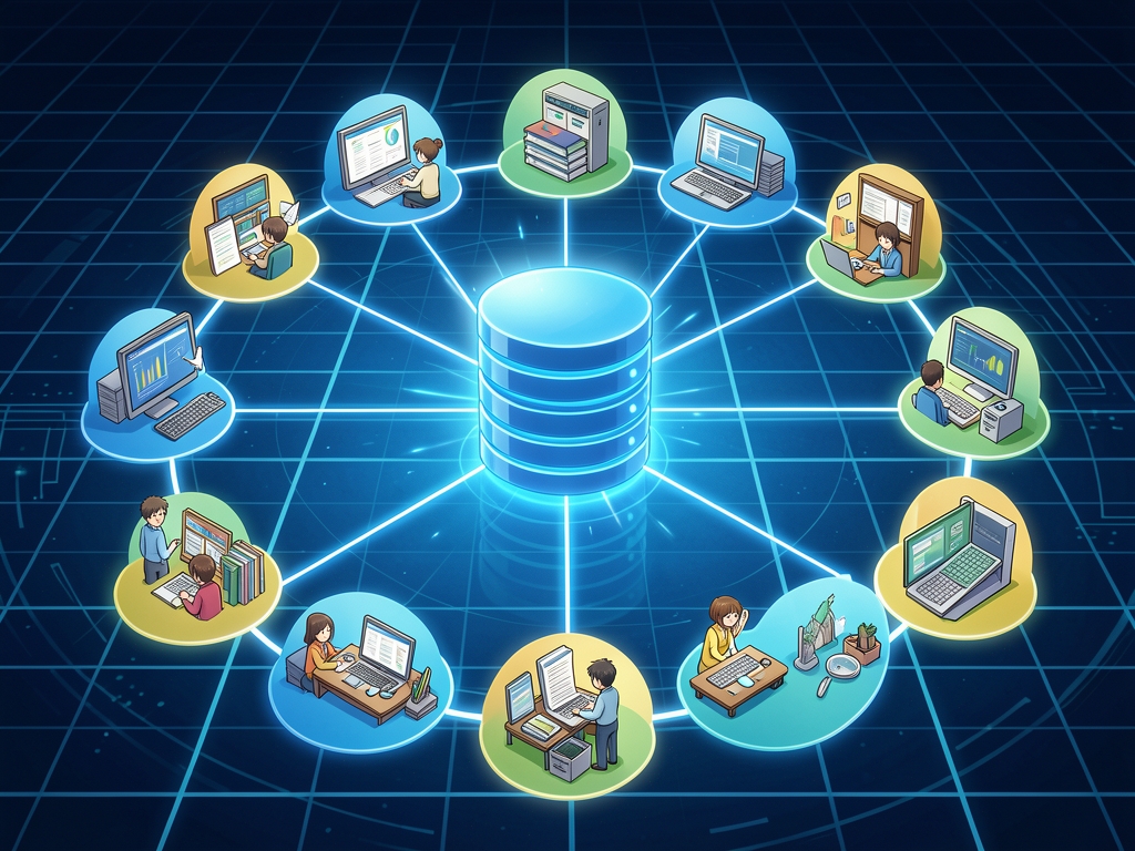 what is enterprise resource planning software illustration